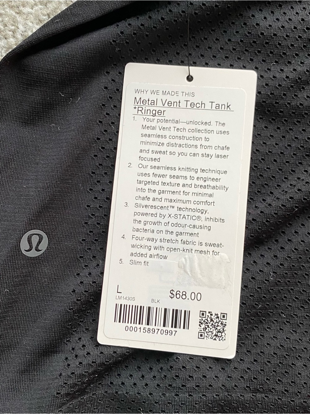 Lululemon Metal Vent Tech Tank Ringer - Picture 4 of 5